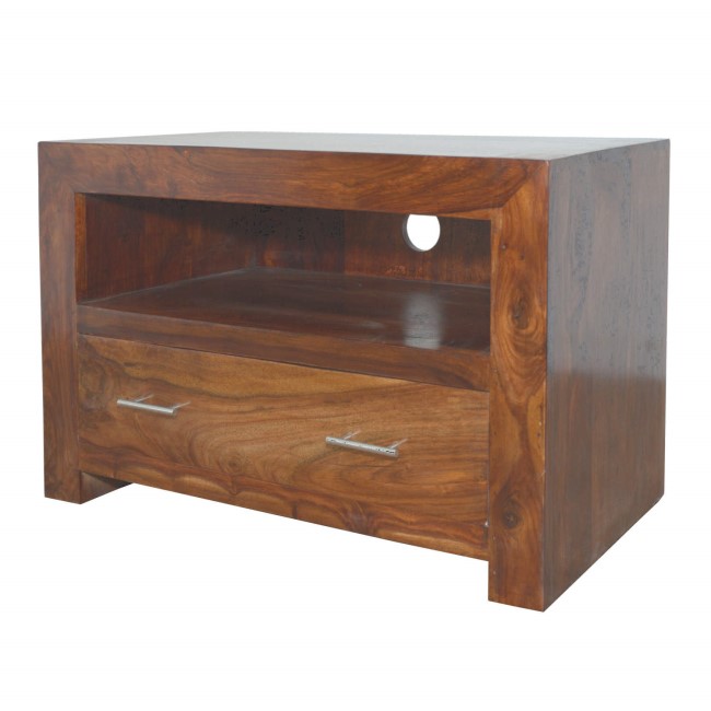 Cuba Wooden TV Unit with Storage - TV's up to 32"