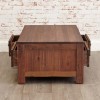Baumhaus Mayan Solid Walnut Low Four Drawer Coffee Table