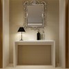 Tiffany White High Gloss Wide Console Table