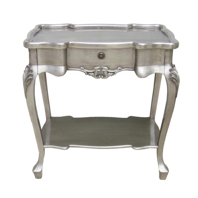 GRADE A1 - Wilkinson Furniture Dauphine Console Table in Silver