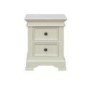 Wilkinson Furniture Deauville Solid Pine 2 Drawer Bedside Table in Ivory