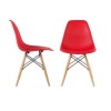 LPD Eiffel Chairs Set of 4 in Red