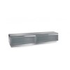 Element High Gloss Modular TV Unit with Infra Red Friendly Doors in Grey