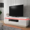 GRADE A2 - Evoque Colour Effects White High Gloss TV Unit