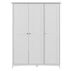Fenton 3 Door Wardrobe in Light Grey