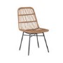 GRADE A1 - Set of 2 Brown Rattan Dining Chairs - Fion