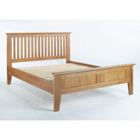 Robin Solid Oak Kingsize Bed Frame In Oak 