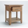 Robin One Drawer Lamp Table In Solid Oak 