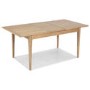 Skien Solid Oak Extended Dining Table