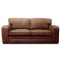 Forest Sofa Bronx Leather 3 Seater Sofa - forest smoke