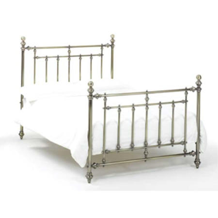Bentley Designs Imperial Bed in Brass - double with mesh base