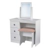 Welcome Furniture Amelie White 3 Drawer Dressing Table