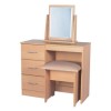Welcome Furniture Stratford 3 Drawer Dressing Table in Beech