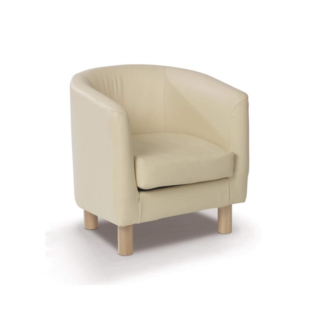 Just4Kidz Tub Chair in Cream