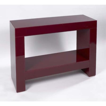 Morris Mirrors Dita High Gloss Console Table in Red