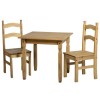 Seconique Rio Dining Set - Pine Dining Table &amp; 2 Pine Dining Chairs
