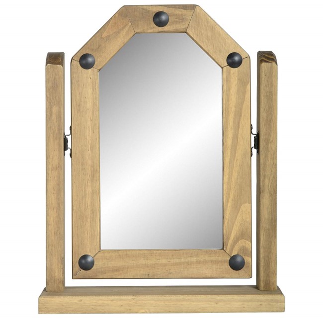 Seconique Original Corona Pine Single Swivel Vanity Mirror