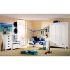 Welle Mobel Cello Bedroom Set With Storage Boxes In White