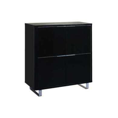 furniture sideboards Accent LPD Accent Black High Gloss 4 Door Cabinet furniture sideboards Accent LPD Accent Black High Gloss 4 Door Cabinet