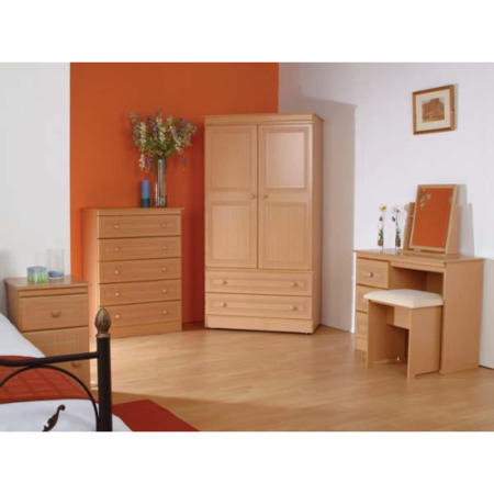 Welcome Furniture Eske 6 Piece Bedroom Set in Beech