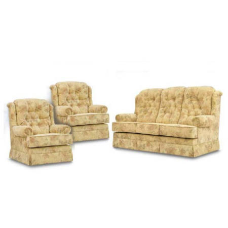 Buoyant Upholstery Highbury 3 Piece Suite in Padova Butter