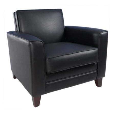 Teknik Office Newton Leather Faced Reception Chair
