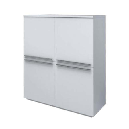 Sciae New White High Gloss 4 Door Cabinet