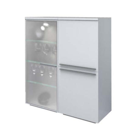 Sciae New White High Gloss Double Store and Display Set