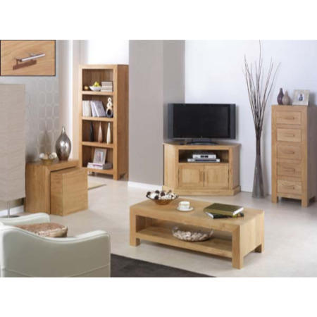 Heritage Furniture UK Laguna Oak 5 Piece Living Room Set with Narrow Chest