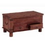 GRADE A3 - Heritage Furniture UK Delhi Indian 2 Drawer Blanket Box