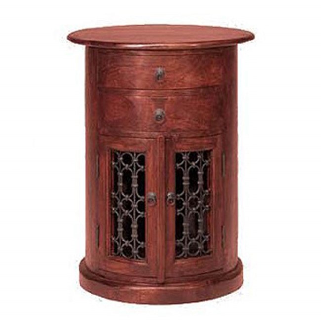 GRADE A1 - Heritage Furniture UK Delhi Indian 2 Drawer 2 Door Cabinet