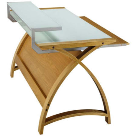 Jual Furnishings Delta Home Office Desk in Oak and White