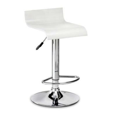 Julian Bowen Stratos Single Bar Stool in White Julian Bowen Stratos Single Bar Stool in White