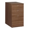 Dams Furniture Eco 3 Drawer Desk Height Cabinet in Walnut