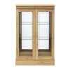 Caxton Furniture Driftwood Low Display Cabinet in Oak