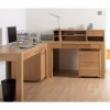 Alphason Designs Oakwood Corner Office Furniture Set 3