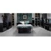Welcome Furniture Knightsbridge High Gloss 3 Drawer Bedside Chest in Black