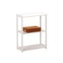 Interlink Meghan Solid White Pine 3 Shelf Bookcase