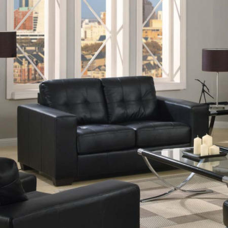 Furniture Link Gemona 2 Seater Sofa in Black