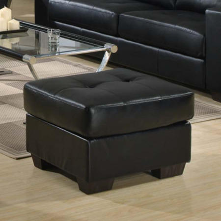 Furniture Link Gemona Footstool in Black