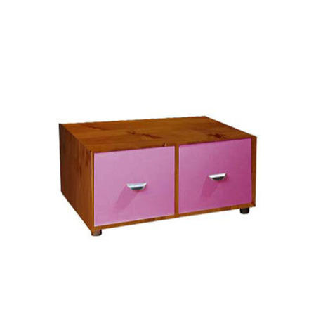 Stompa Combo Kids Natural 2 Door Storage Cubes in Lilac