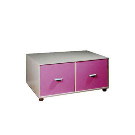 Stompa Combo Kids White 2 Door Storage Cubes in Lilac