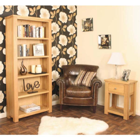 Baumhaus Aston Solid Oak 2 Piece Living Room Furniture Set