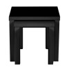 Zone Dazzle High Gloss Black Nest of Tables