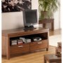World Furniture Nevada 2 Drawer TV Cabinet in Walnut