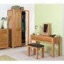 Heritage Furniture UK Caley Solid Oak 2 Drawer Dressing Table - 2 drawer dressing table