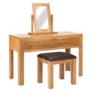 Heritage Furniture UK Caley Solid Oak 2 Drawer Dressing Table - 2 drawer dressing table