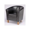 World Furniture Oxford Tub Chair in Black