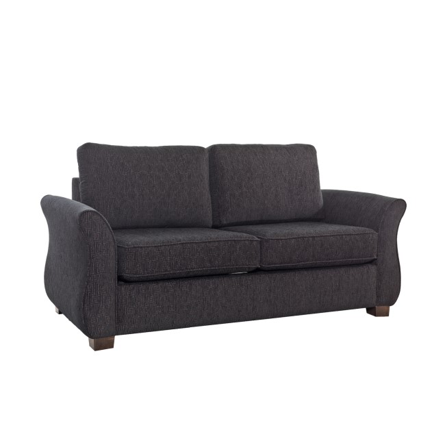 Icon Designs Roma 2 Seater Sofa Bed in Black