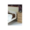 Welcome Furniture Loxley 3 Drawer Bedside Table in Maple